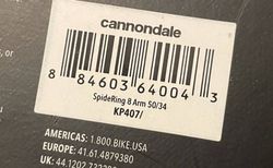 Cannondale SpideRing Kettenblatt 8 Arm kaufen in Thurgovie #5 | velomarkt.ch