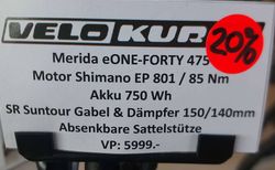 Merida e-One-Forty 475 (M&amp;XL) kaufen in Zurich #2 | velomarkt.ch