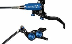 Kit de freins Hope Tech 4 EVO GR4 VR+HR | Freins Hope Tech 4 EVO GR4 noir/bleu, côté gauche | velomarkt.ch