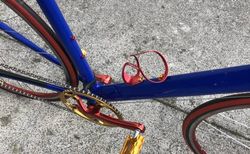 Aluminium-Renner in Blau-Rot-Gelb (FCB!) kaufen in Basel-Stadt #5 | velomarkt.ch