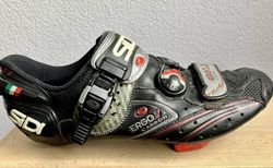 Sidi Ergo 2 Carbon Veloshuhe ( 42 ) | Sehr Gut Zustand. Voll Carbon Sohle | velomarkt.ch