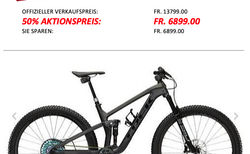 Trek Top Fuel 9.9 XX1 Project One XL Matte Raw Carbon | 1153106 | velomarkt.ch