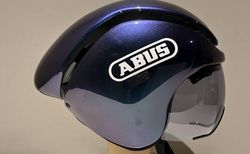 ABUS Velohelm GameChanger TRI - Flip Flop Purple Shiny | neu und ungetragen, Grösse S 51-55cm | velomarkt.ch