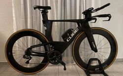 Sehr gut gepflegtes Triathlon Bike: Cube Aerium C:68 | Cube Aerium C:68, Carbon/White | velomarkt.ch