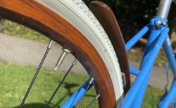 «Edelrad» - Schöner Lowrider mit Holz- und Leder- Details! kaufen in Saint-Gall #3 | velomarkt.ch