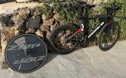 Argon18 E119 Tri+ -> matt black & red -> schön & schnell | Rahmenhöhe M (54-56) | velomarkt.ch