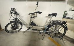 Tandem-E-Bike | Tandem-E-Bike 800W mit motorisierter Anfahrhilfe | velomarkt.ch