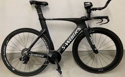 Specialized S-Works SHIV TT Black, M inkl. Zusatz Aero-Rad und Zubehör | Specialized S-Works SHIV TT Black, M | velomarkt.ch