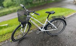 Crescent Mist Kinderfahrrad Grösse 430 – gepflegt, fahrbereit | 7 Gang Naben Schaltung, Schutzblech, Dynamo, Weiss | velomarkt.ch
