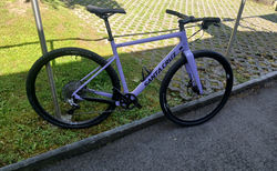 Santa Cruz Stigmata CC Gr. M | Gloss Lavendel + Gloss Carbon, M, SRAM RIVAL 1, 11 Speed Mechanical Shift System | velomarkt.ch