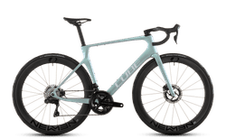 CUBE Agree C:62 SLT greenfusion´n´white | greenfusion´n´white, 53 cm / 21" (M), Shimano Dura Ace Di2 RD-R9250-D, 12-Speed | velomarkt.ch