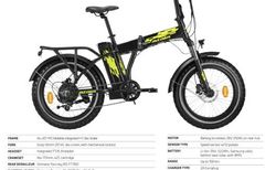 E Bike Atala Klapprad mit extra breiten Reifen kaufen in Zürich #4 | velomarkt.ch