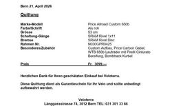 Price / Allroad Bike 650b / Alu Carbon / Neu 🏁 kaufen in Berne #4 | velomarkt.ch