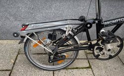 Brompton Klapprad schwarz 3 Gang kaufen in Wallis #5 | velomarkt.ch