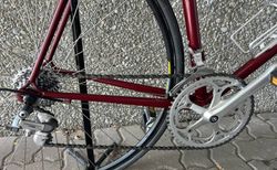 Rennvelo dunkelrot mit Stahlrahmen kaufen in Zurich #5 | velomarkt.ch