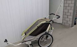 1er Kinder Veloanhänger Chariot Cougar 1 | Einer Kinderanhänger | velomarkt.ch