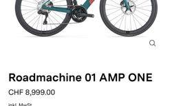e-Rennrad BMC Roadmachine01 AMP One 2024 Gr51Top Zustand kaufen in Zug #2 | velomarkt.ch