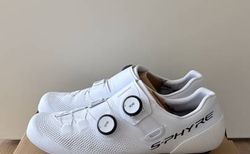 Shimano S-Phyre RC9 (RC903) Rennradschuhe, Weiss, Gr. 43 – neuwertig kaufen in Nidwalden #5 | velomarkt.ch