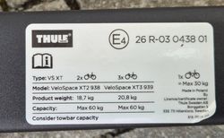 Thule VeloSpace XT3 939 / 3 Fahrräder kaufen in Valais #3 | velomarkt.ch