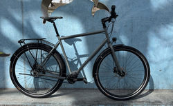 Intec M06 Stahl Tourenvelo I Pinion Getriebe I Grösse L I Basaltgrau glanz | Intec M06 Stahl Tourenvelo I Pinion Getriebe I L | velomarkt.ch