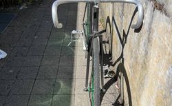Fixie / Singlespeed zu verkaufen | minimalistischer Aufbau * Auffällige grüne Laufräd | velomarkt.ch