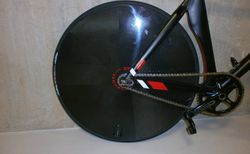 Carbonradsatz für Bahnrad | Scheibenrad sowie 5 Spoke Marke "Geröll" | velomarkt.ch
