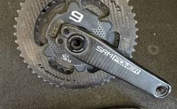 SRM PM9 mit Carbon-Ti Kettenblättern 50-34 | Gebraucht in gutem Zustand | velomarkt.ch