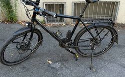 Tout Terrain Silk Road Tourenbike Schwarz | Hochwertiges, stabiles Tourenbike | velomarkt.ch