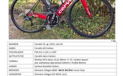 Cervélo S3 - mit HED Ardennes Radsatz! kaufen in Aargau #5 | velomarkt.ch