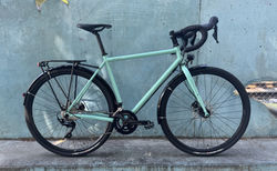 Intec F011 Stahl Randonneur- Tourenvelo I 2x11 I Grösse M I Lichtgrün glanz | Intec F011 Stahl Randonneur- Tourenvelo I 2x11 I M | velomarkt.ch