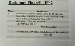 Rennvelo Pinarello FP2 kaufen in Berne #3 | velomarkt.ch