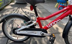 Woom 2 – 14 Zoll Kinderfahrrad in Rot – sehr guter Zustand kaufen in Graubünden #5 | velomarkt.ch