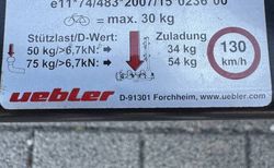 Kupplungsträger Uebler für 3 Velos kaufen in Basilea-Campagna #2 | velomarkt.ch