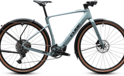 CUBE Nulane Hybrid C:62 Race 400X FE seagrey´n´black | seagrey´n´black, M, Shimano Cues RD-U6000-GS | velomarkt.ch