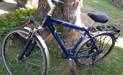 Ozeanblaues Swiss Made Tigra City Bike, sehr wenig gebraucht | Tigra Citybike blau Herren | velomarkt.ch