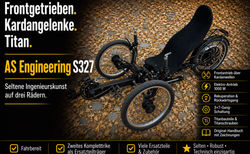 Allrad Trike, 1000W Motor, Rekuperation, Karbonsitz, 2. Trike als Ersatz, viel Zubehör | spezielles Trike, Allradantrieb, 1000W | velomarkt.ch