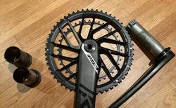 FSA K-Force Carbon Kurbel 165 mm / 54-40 – ex Team Arkéa Profi-Bike | 165 mm / 54-40 – ex Team Arkéa Profi-Bike | velomarkt.ch