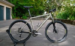 Retro-MTB Hardtail | 26", Alu gebürstet, RockShox SID, XT-Disc-Brake | velomarkt.ch