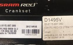 SRAM RED Kurbel BB30 / 170 Exogram kaufen in Argovie #2 | velomarkt.ch