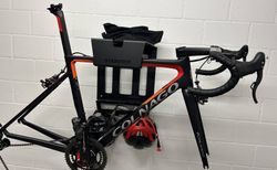 Colnago V3Rs Rimbrake | Rahmenset Colnago V3Rs Schwarz/Rot/Orange | velomarkt.ch