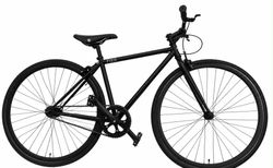 FIXIE Noir Mat – Brick Lane Bike London (XS) | Vélo Urbain à Pignon Fixe | velomarkt.ch