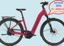 Tour de Suisse Charisma S fuchsia glanz / Dekor transparent klassisch | eBikes / vélos électriques | eBikes jusqu'à 25 km/h | velomarkt.ch