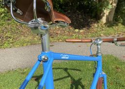 «Edelrad» - Schöner Lowrider mit Holz- und Leder- Details! | Citybikes / Tourbike | Citybikes | velomarkt.ch