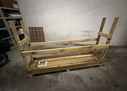 Nicolai Bike Transportkiste / Versandbox aus Holz | Accessoires / pièces | Sacs / valises | velomarkt.ch