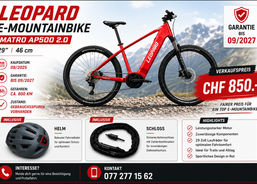 E- Mountainbike | eBikes / Elektrovelos | eBikes bis 25 km/h | velomarkt.ch