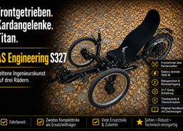Allrad Trike, 1000W Motor, Rekuperation, Karbonsitz, 2. Trike als Ersatz, viel Zubehör | Divers vélos | Vélos couchés | velomarkt.ch