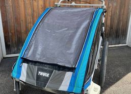 Thule Chariot CX 2 – Kinder-Veloanhänger, 2 Plätze, mit Zubehör | Accessoires / pièces | Remorques pour vélos et sièges pour enfants | velomarkt.ch