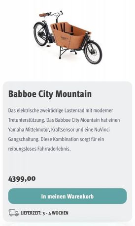 Babboe City Mountain kaufen in Nordrhein-Westfalen #1 | velomarkt.de