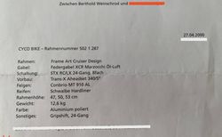 CYCO GROOVE BIKE CM-ONE - Frame Art Cruiser Design - VINTAGE - 24 Gang - Alu kaufen in Hessen #5 | velomarkt.de