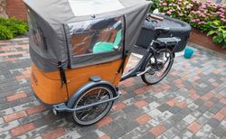 Lastenrad Babboe Curve | 4 Jahre gebraucht / Babboe Curve / 4 Kids | velomarkt.de